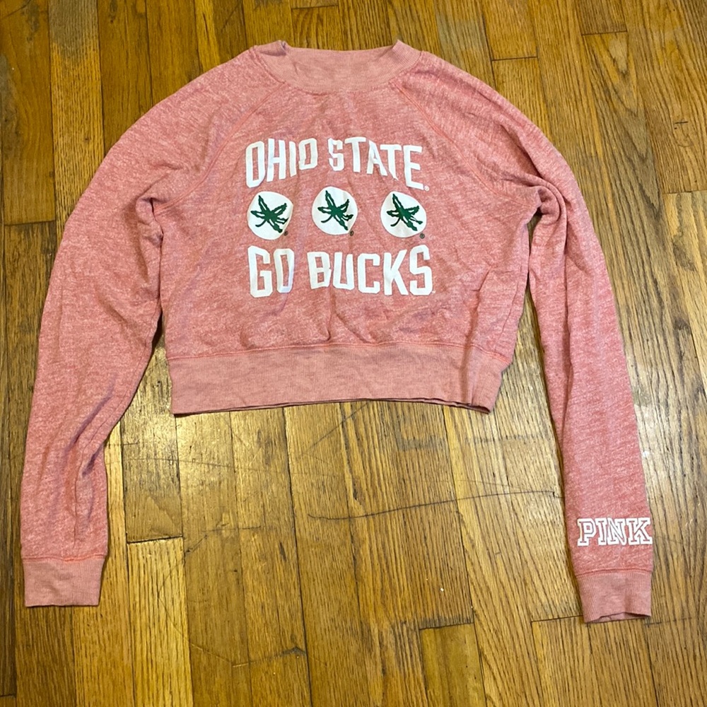 Cropped crew neck